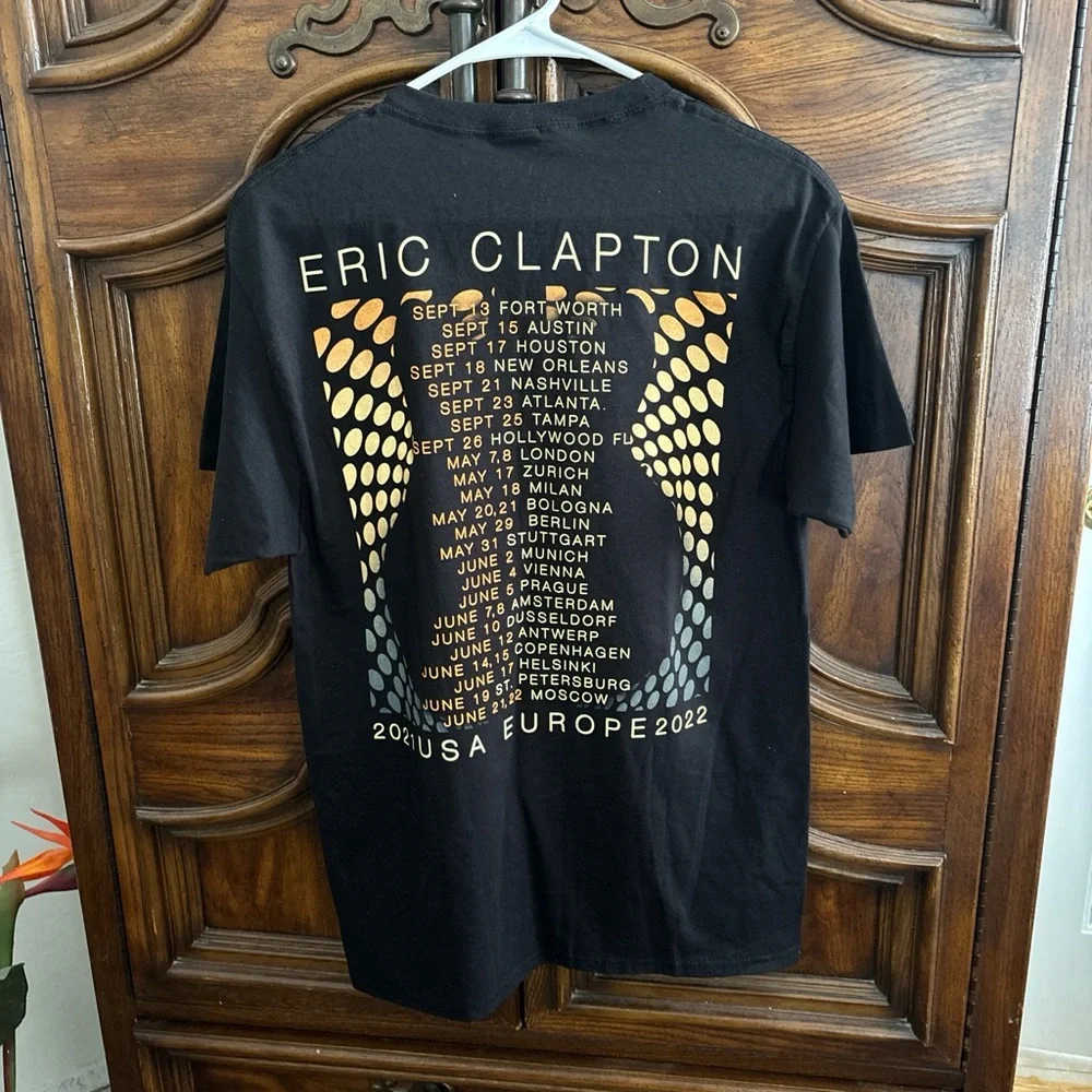 Eric Clapton 2021 USA Europe 2022 concert tour Tshirt - Picture 4 of 7